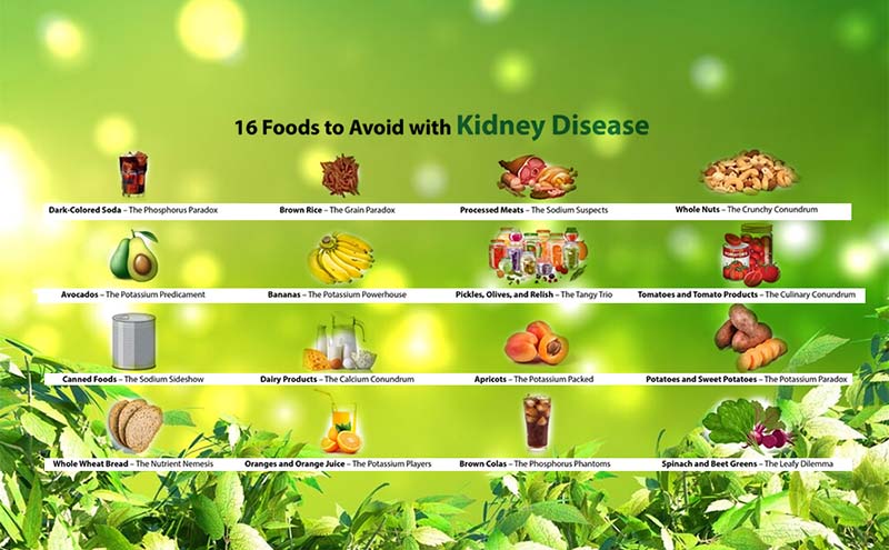 Foods to Limit or Avoid for Kidney Health 