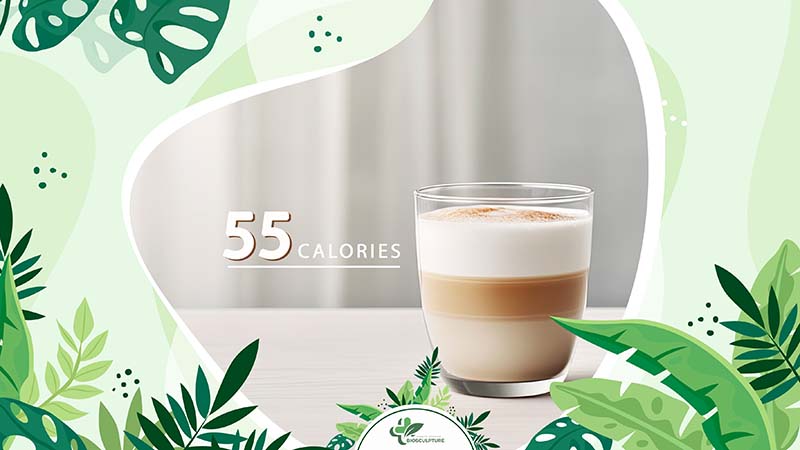 Caloric Content of a Cup of Coffee with Milk 